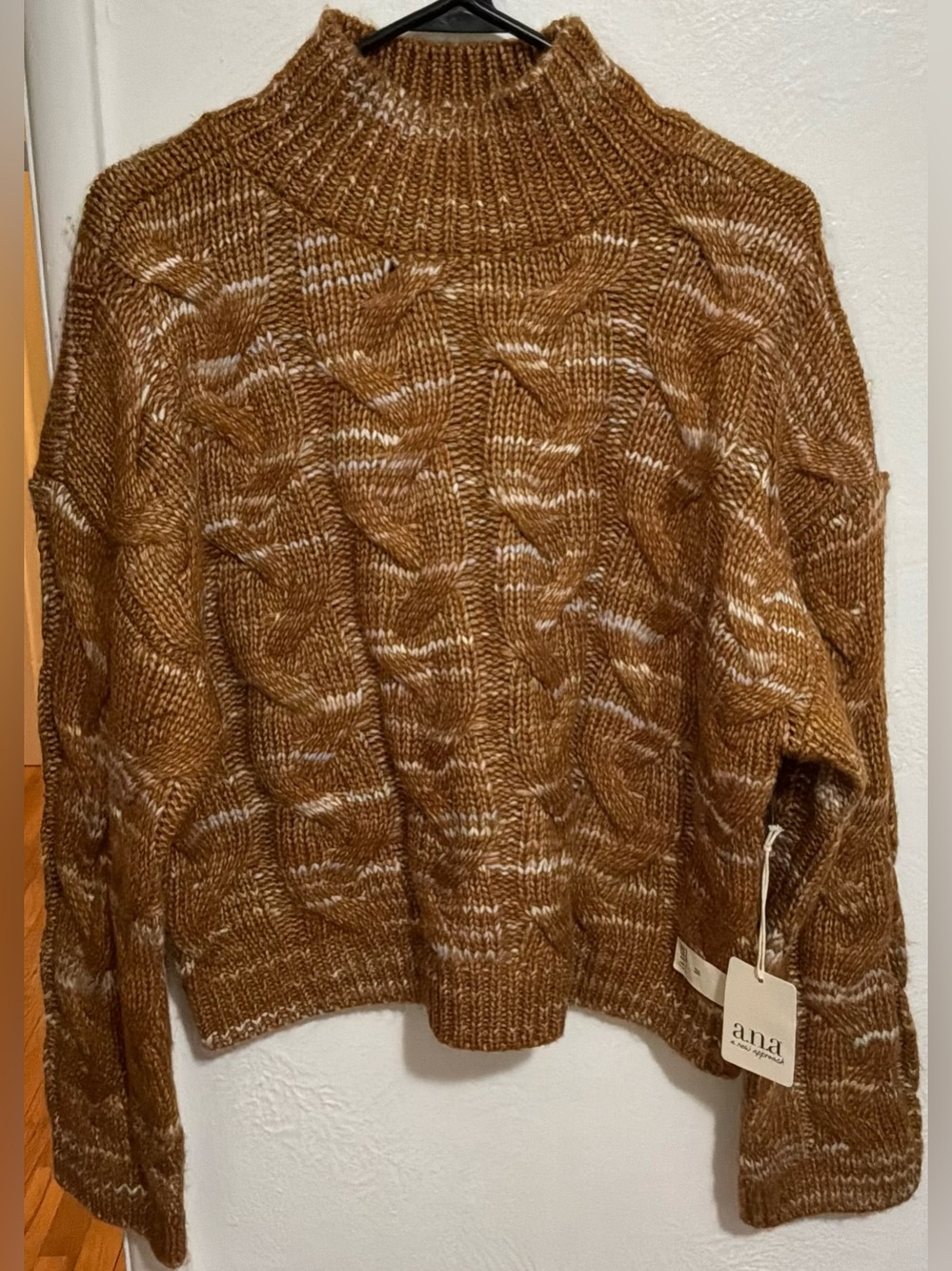 #61 NWT A.N.A Women’s Mock Neck Long Sleeve Sweater Size M